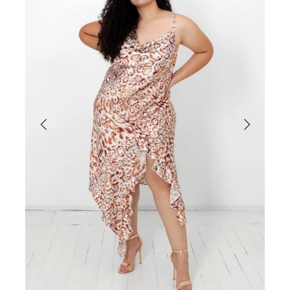 Plus size slip dress